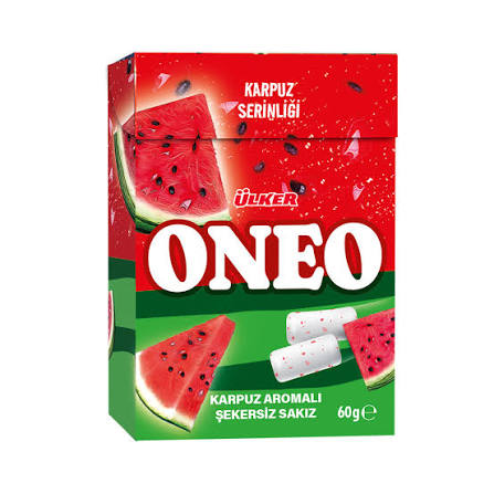 Premium Watermelon Flavored Chewing Gum Dragees - 1 Case - 160 Packs x 21g Each