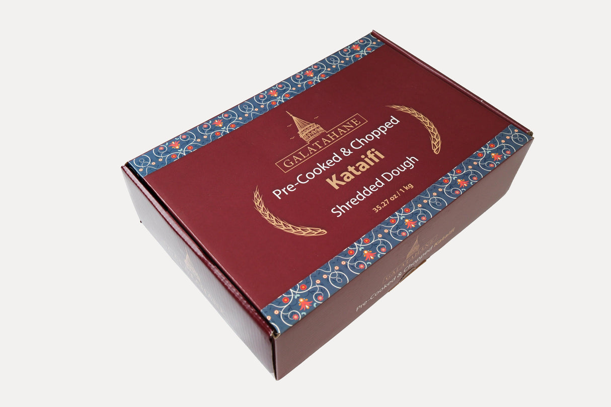 Premium Roasted Shredded Kadayif - 1 Box - 16 Packs x 1000g