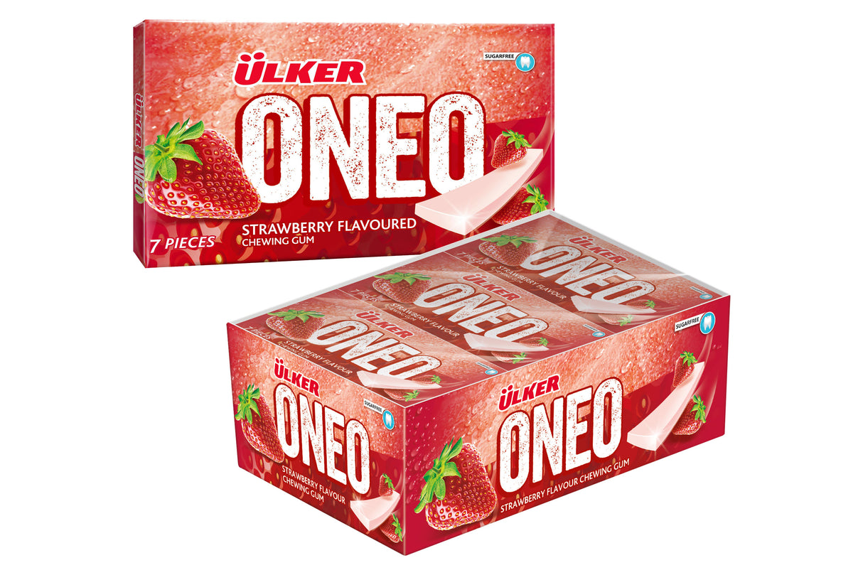 Chewy Strawberry Fruit Candy Sticks - 1 Case - 162 Packs x 14g Each