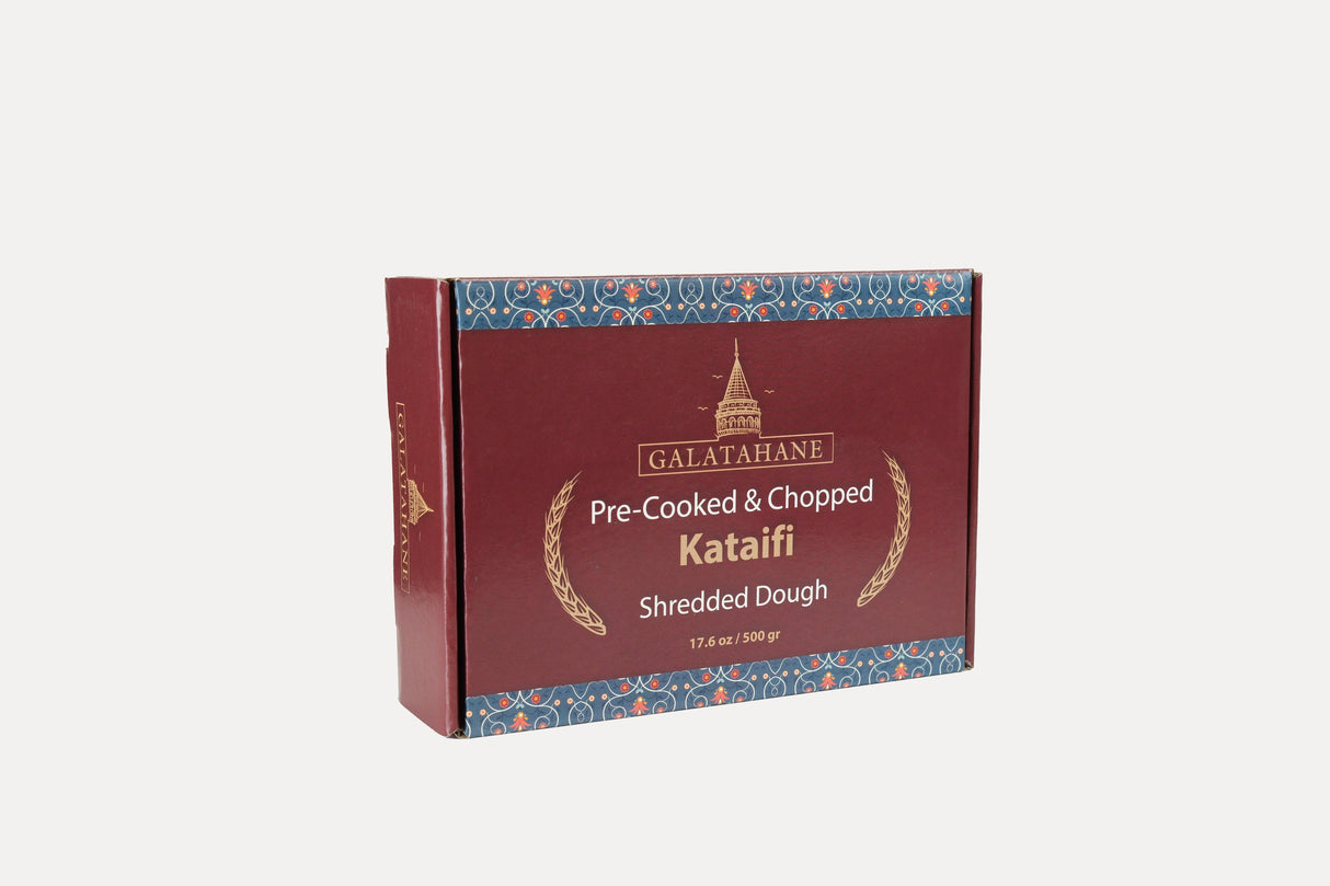 Premium Roasted Shredded Phyllo Dough Kadayif - 1 Box - 32 Packs x 500g