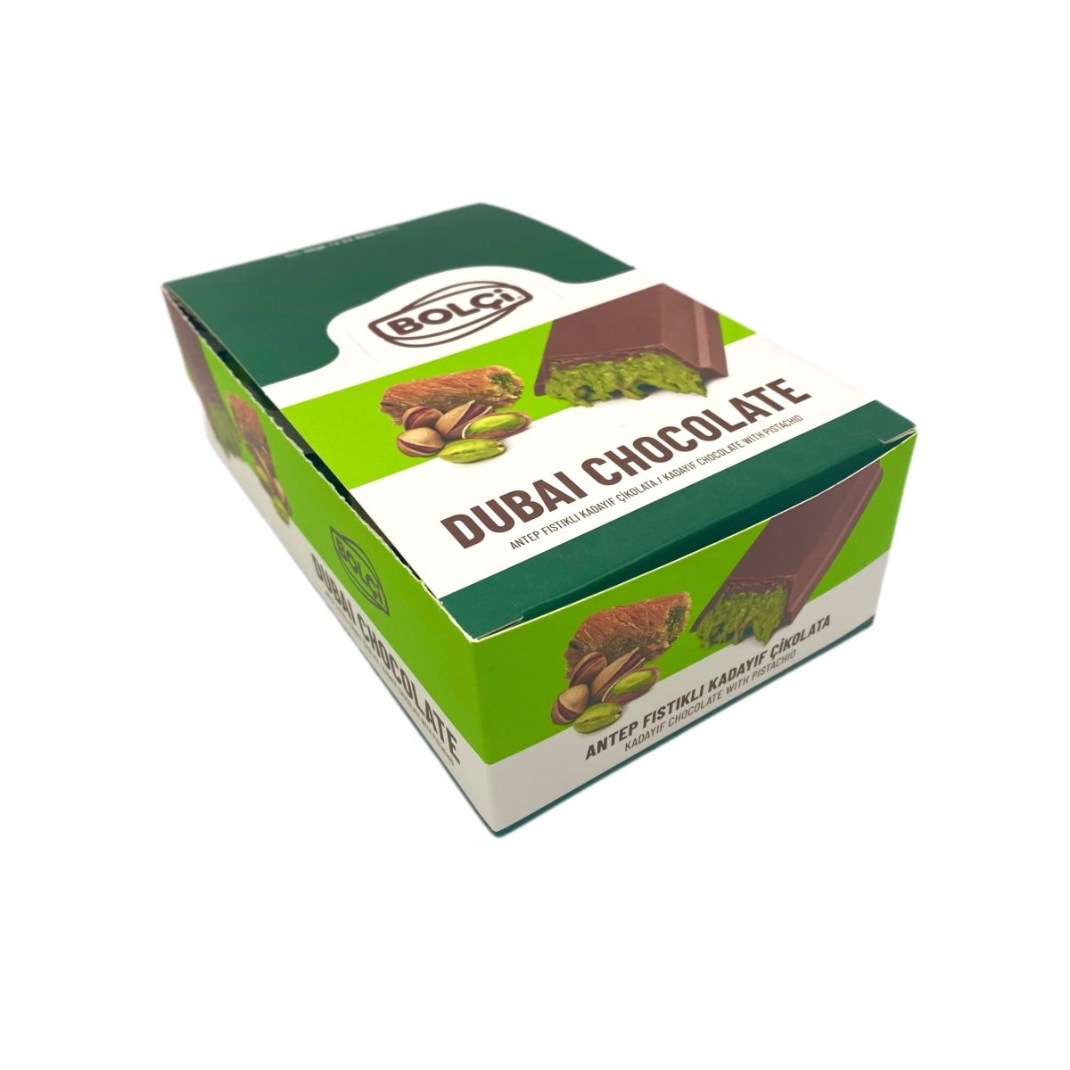 Antep Pistachio & Kadayif Dubai Chocolate Bar - 30g x 96 Pieces