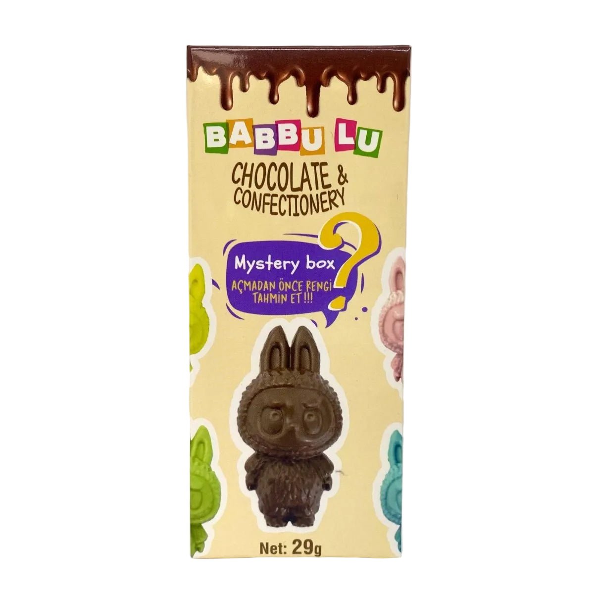 Babbulu Color Series – Mystery White Confectionery Chocolate 29g - Aladdin Business