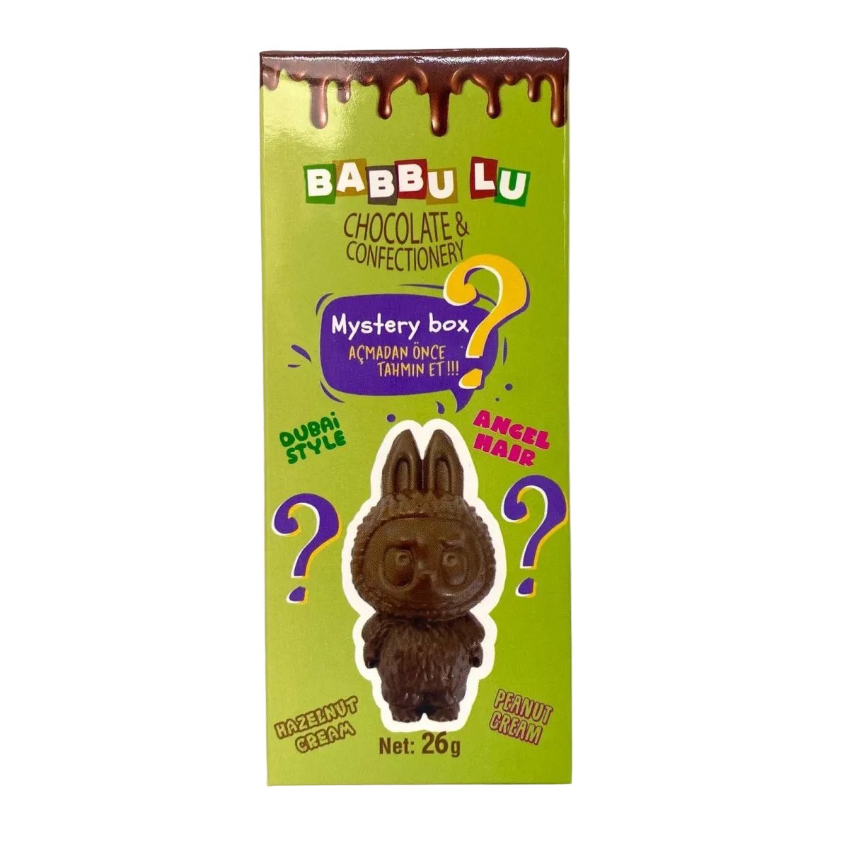 Babbulu Mystery Duo Chocolate – Angel Hair & Dubai Cream Edition (26g) - Aladdin Business