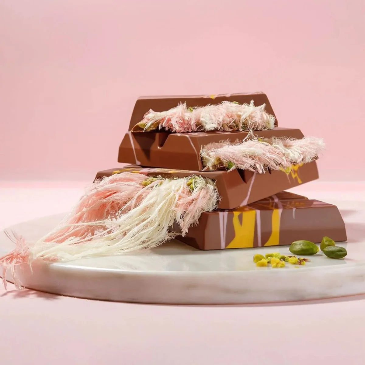 Angel Hair Chocolate with Cotton Candy and Pistachio Cream - 36 pieces x 170 gr