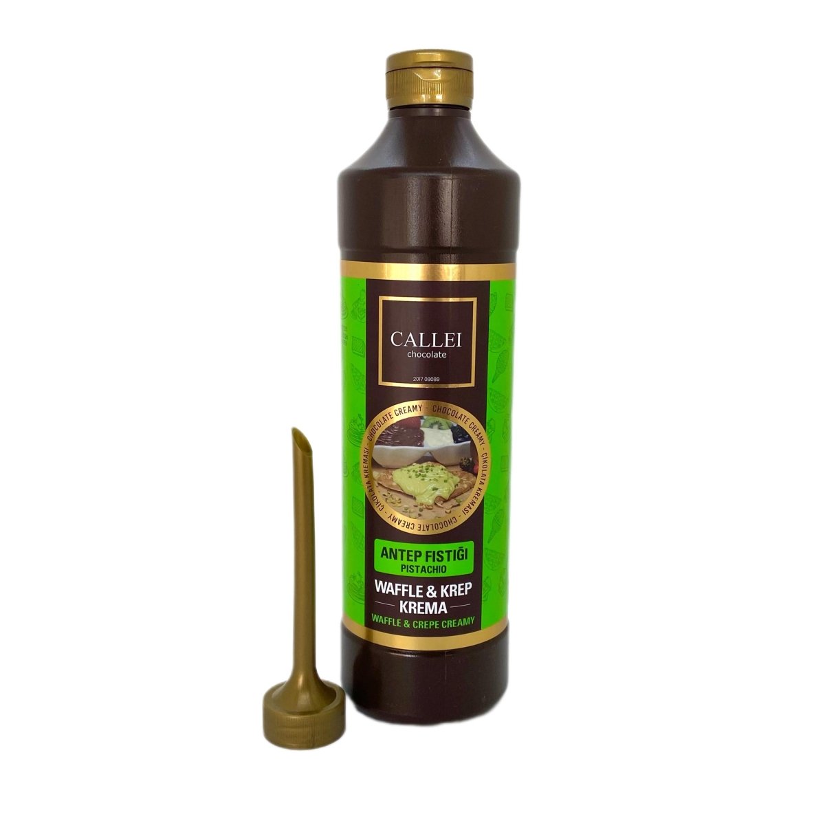Antep Pistachio Sauce with 6% Pistachio - 1 kg x 8 Bottles