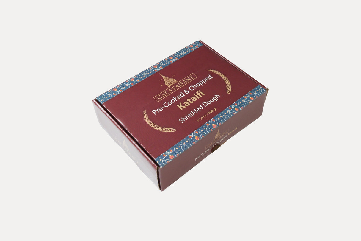 Premium Roasted Shredded Phyllo Dough Kadayif - 1 Box - 32 Packs x 500g