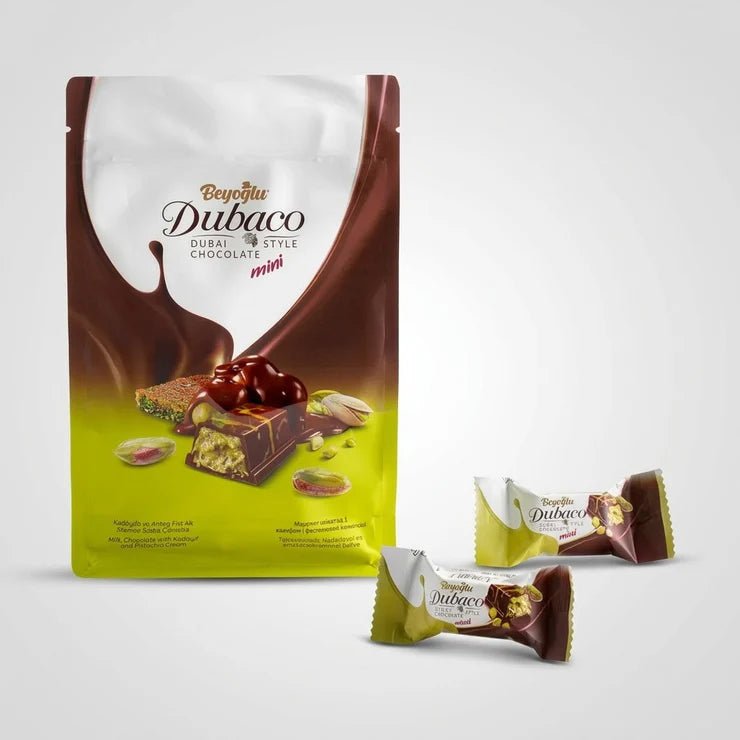 Dubaco Mini Dubai Style Chocolate - 12 Bags x 250g - Aladdin Business