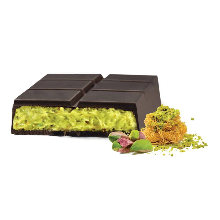 Elit Dubai Dark Chocolate with Pistachio Cream and Crispy Kataifi - 90g - Aladdin Business