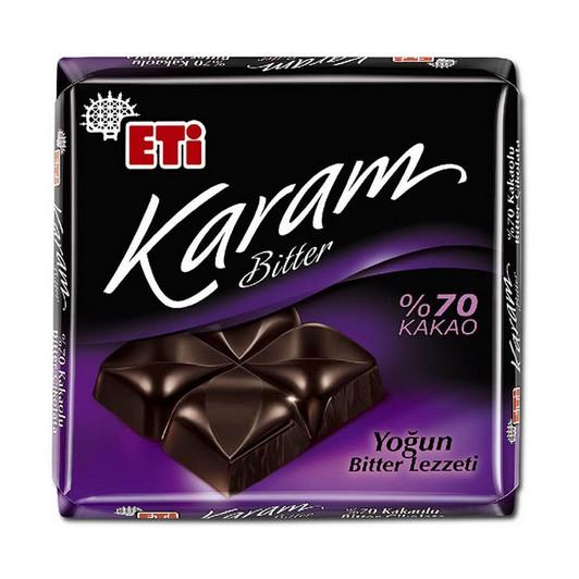 Eti Karam 70% Cocoa Dark Chocolate - 36 Pieces x 60g