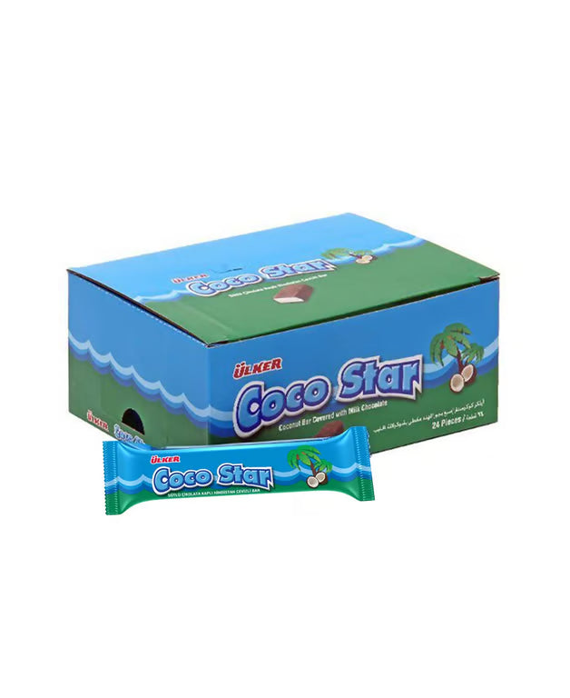 Cocostar Chocolate Bar with Coconuts - 25g x 144 Pieces