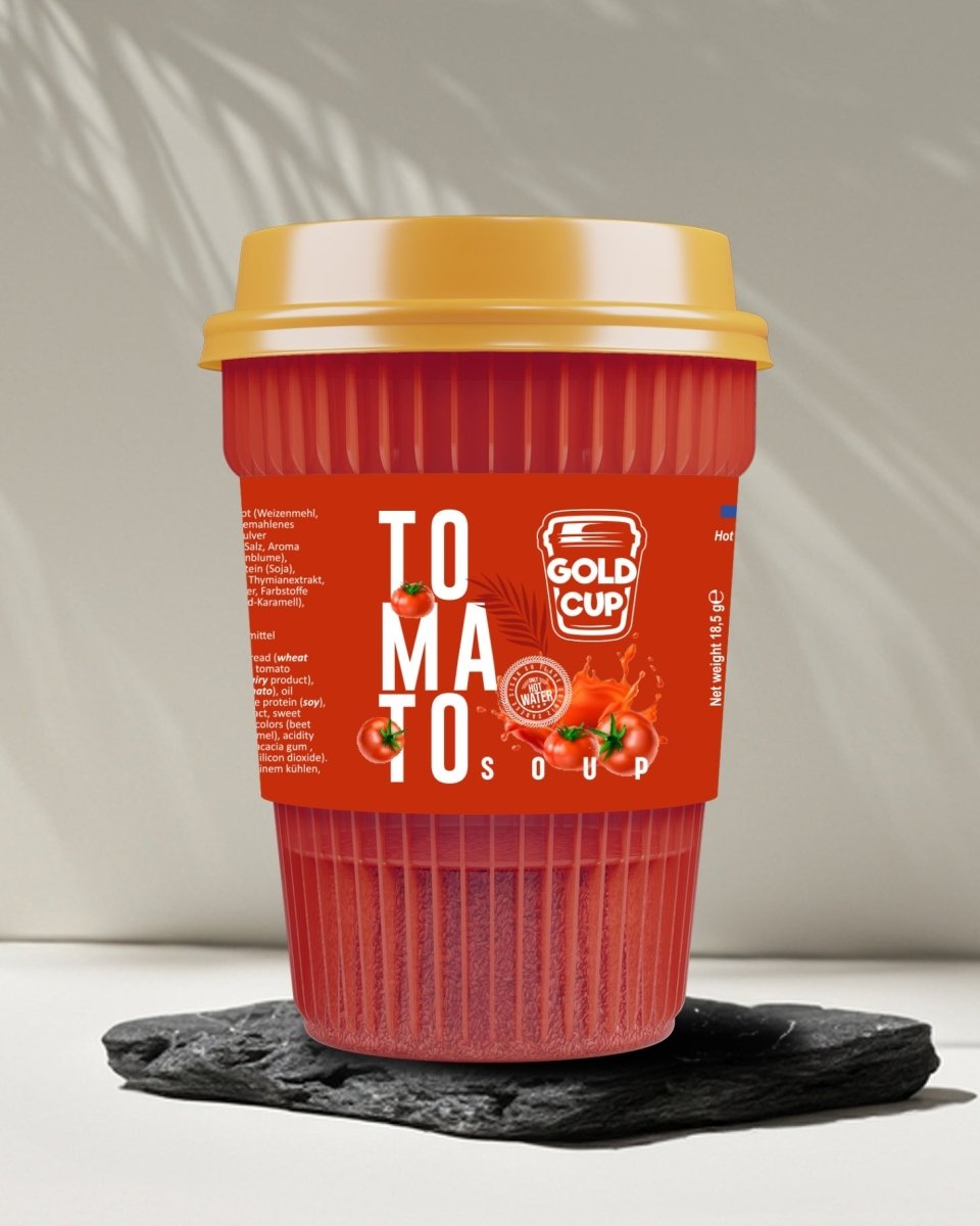 Gold Cup Tomato Instant Soup Cups | Case of 120 - Aladdin Business