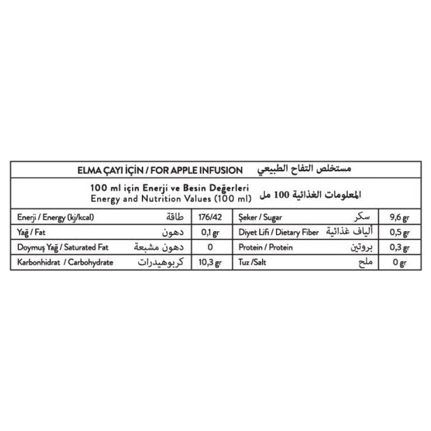 Kayla Gurme Premium Apple Fruit Tea Powder - 1000g - Aladdin Business