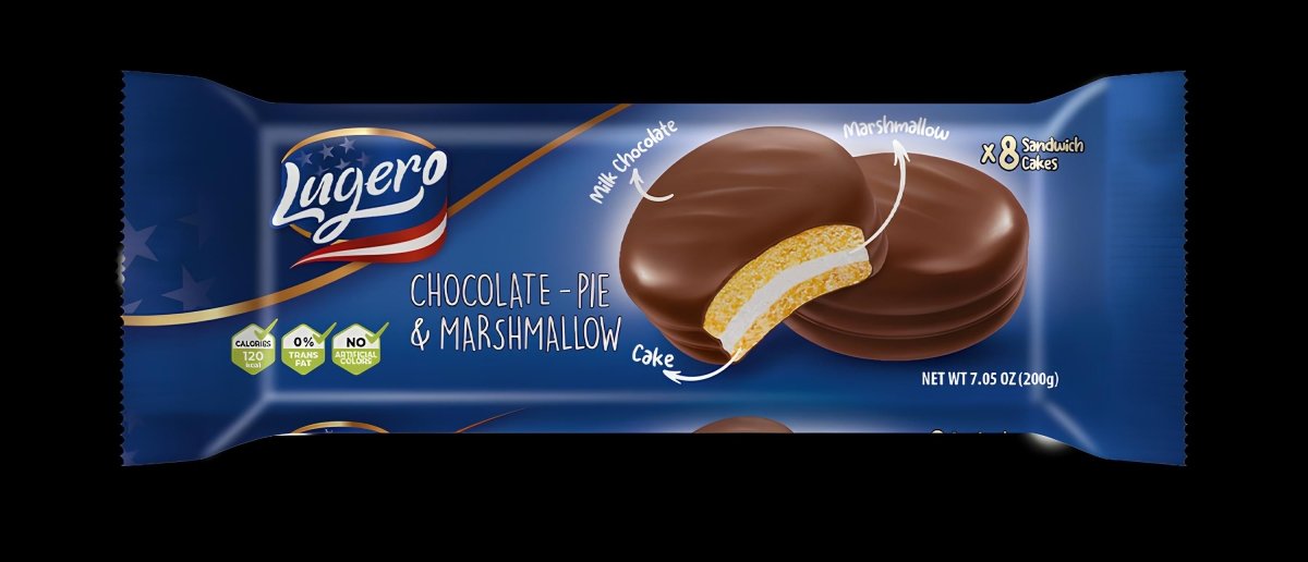 Premium Chocolate Pie & Marshmallow Cake - Family Pack - 12 Pieces x 200g