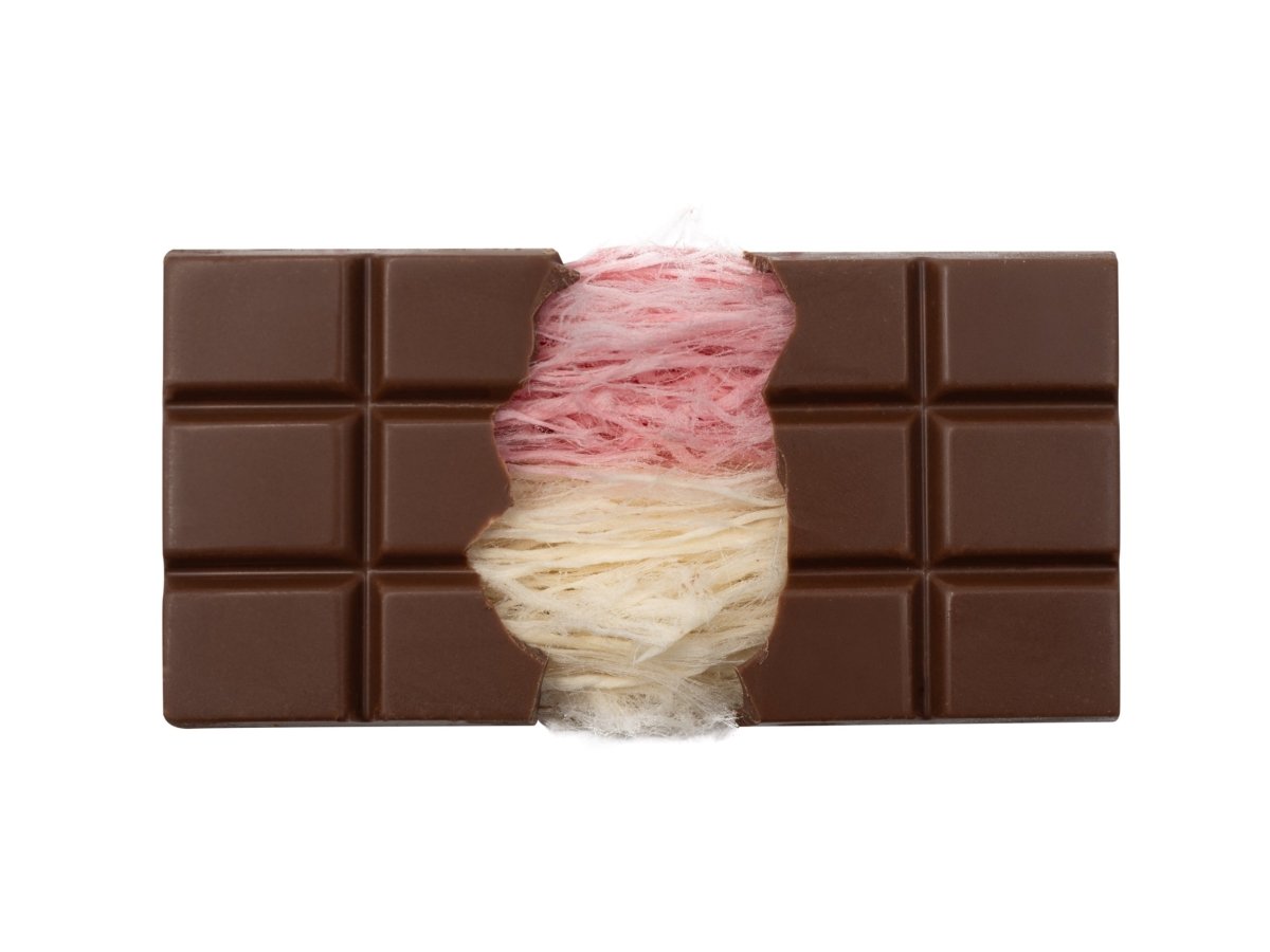 Malak Angel Hair Chocolate with Pistachio & Cotton Candy - 65gr x 12 Pieces