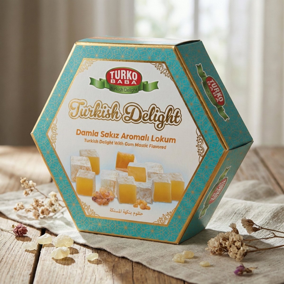 Premium Mastic Flavored Turkish Delight - 16 x 250g