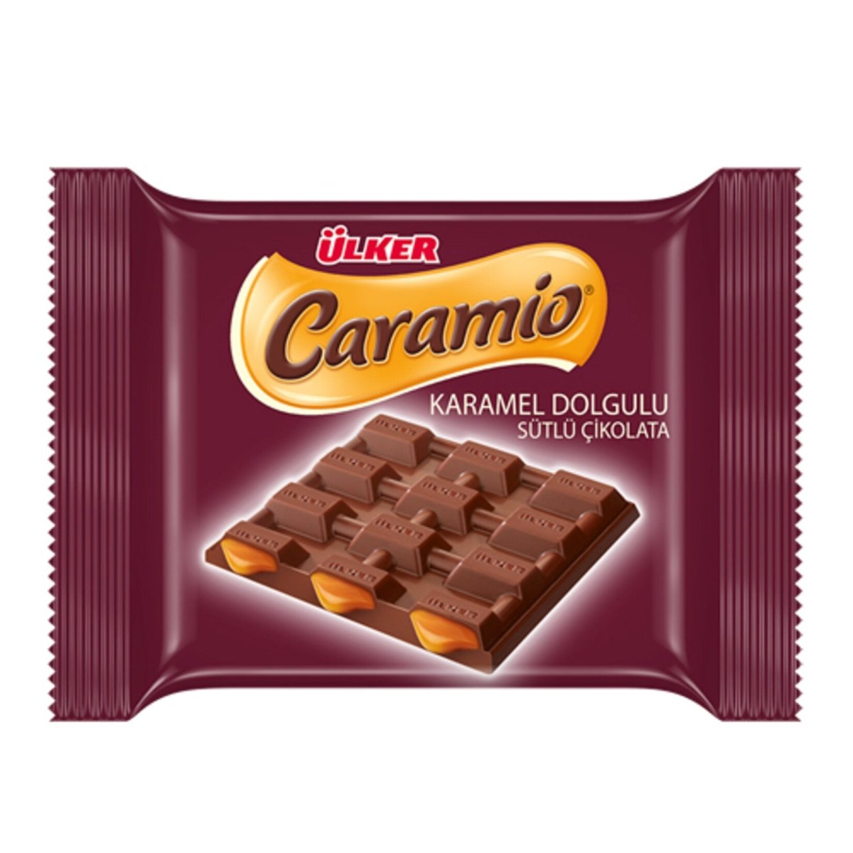 Caramio Chocolate Bar with Caramel Filling - 72 Pieces x 55g