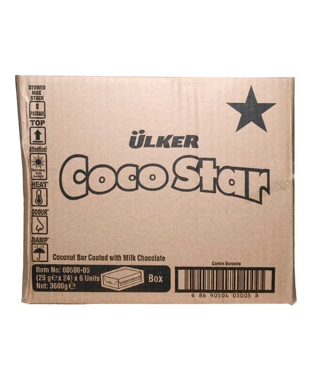 Ulker | Cocostar Chocolate Bar with Coconuts 25g - Aladdin Business