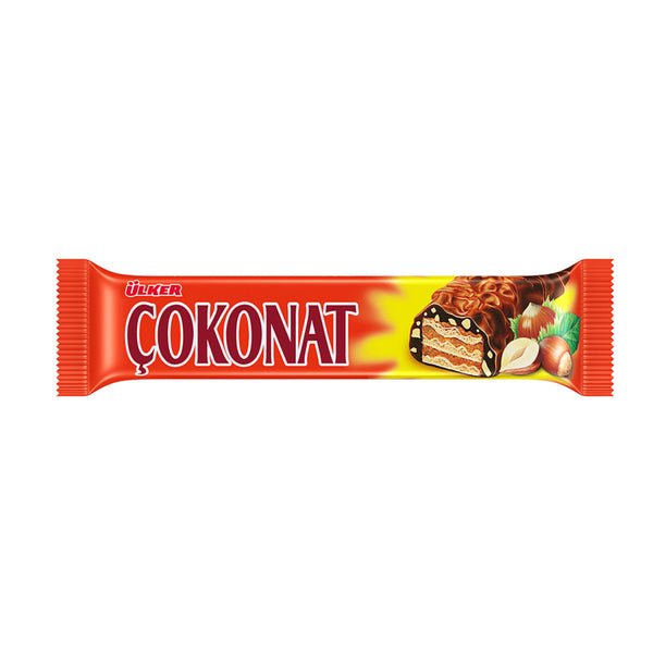 Cokonat Chocolate and Hazelnut Covered Wafer Bar - 33g x 144 Pieces