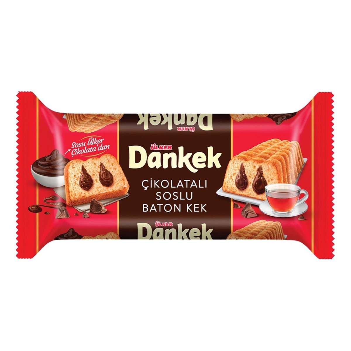 Dankek Cake with Chocolate Sauce - 220g x 6 Packs