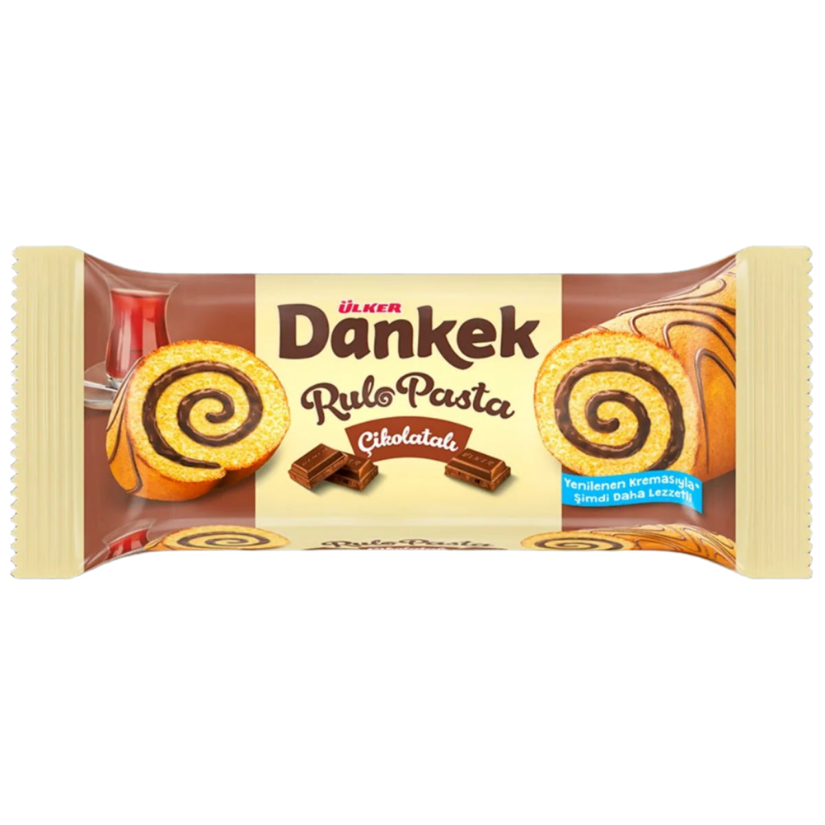 Dankek Roll Cake with Chocolate - 235g x 8 Packs