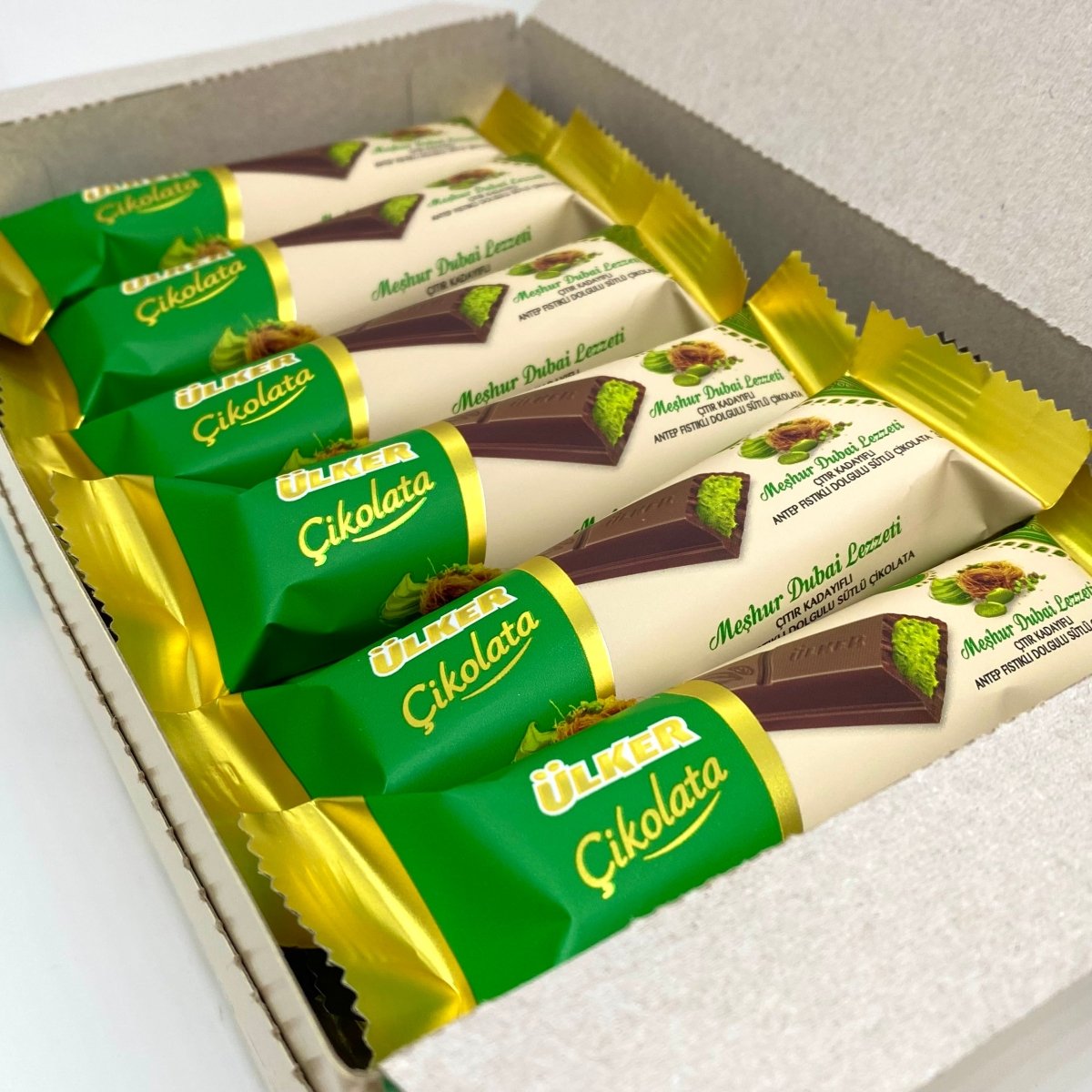 Dubai Chocolate with Antep Pistachio and Crispy Kataifi - 35g x 144 Bars