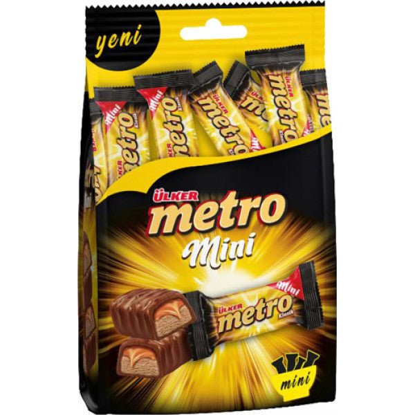 Metro Mini Chocolate Bag - 102g x 10 Bags