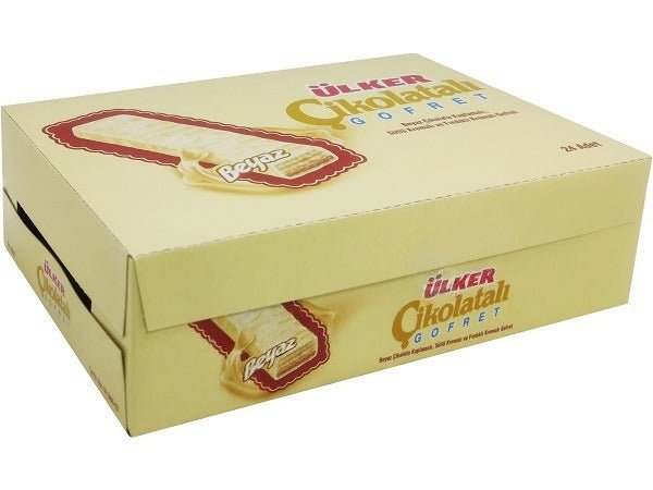 White Chocolate Covered Wafers - 35g x 144 Pieces