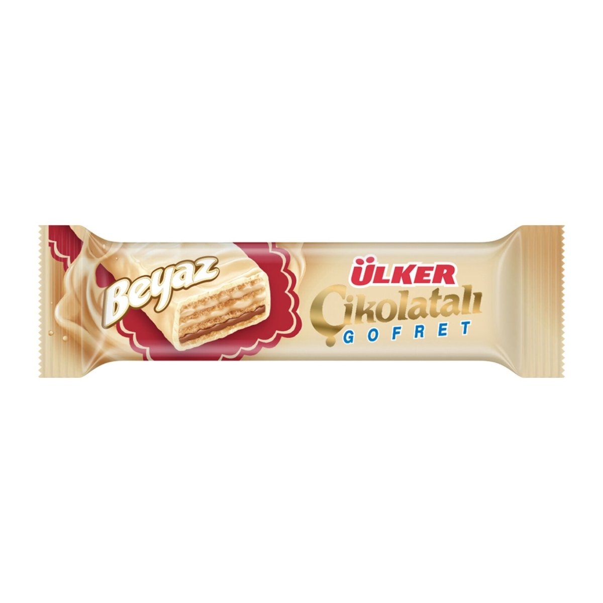 White Chocolate Covered Wafers - 35g x 144 Pieces