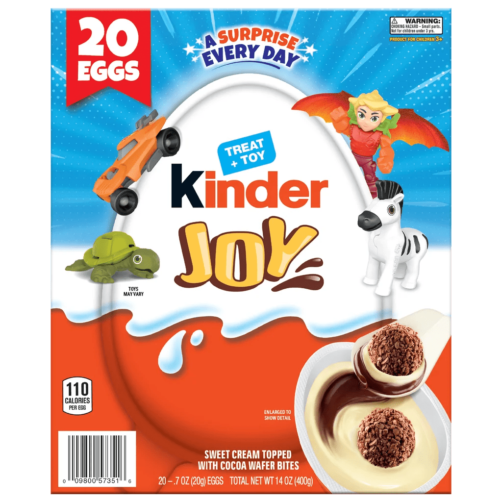 Wholesale Kinder Joy Surprise Toy & Chocolate Cream Eggs (20 ct Counter Case) - Aladdin Business