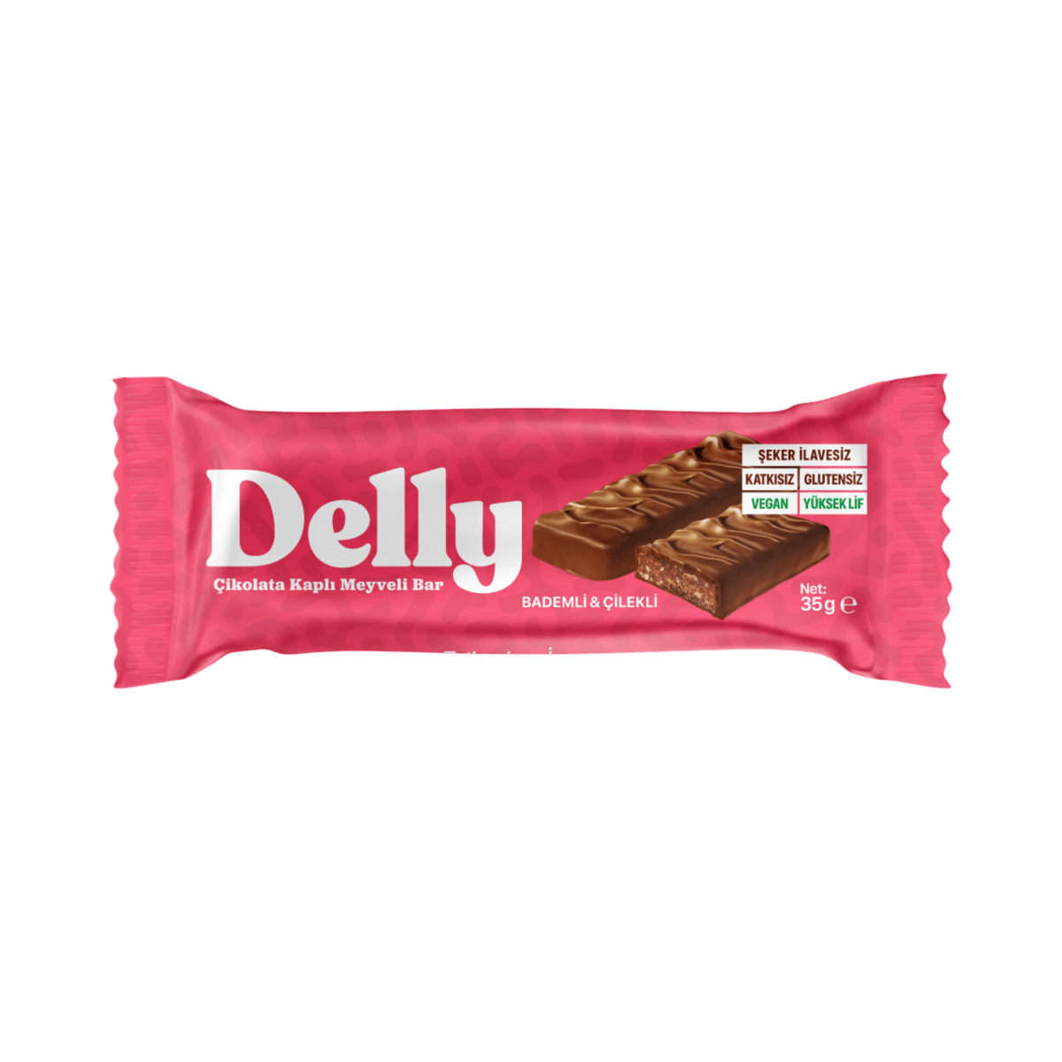 Wholesale Vegan Chocolate Covered Fruit Bar - Almond & Strawberry - 1 Case - 72 Packs - Aladdin Business
