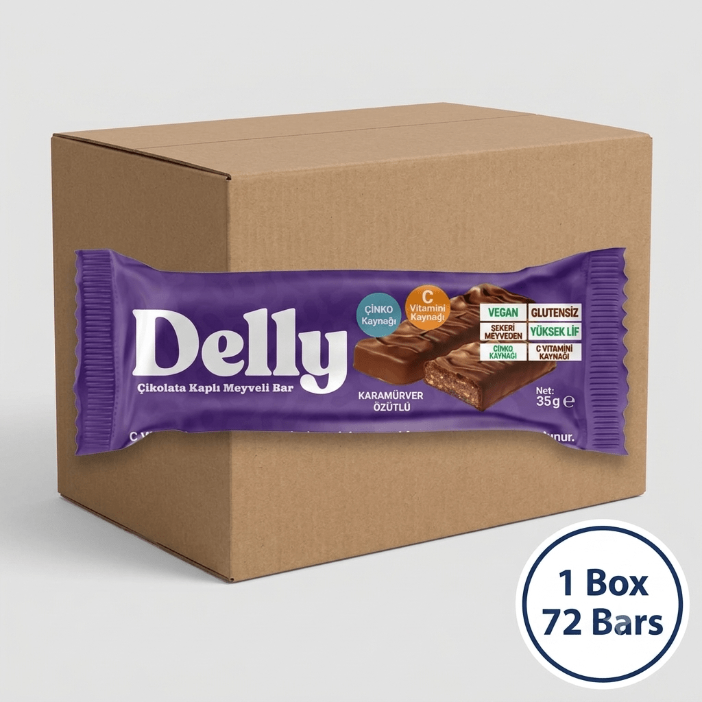 Wholesale Vegan Chocolate Covered Fruit Bar - Black Elderberry & Zinc - 1 Case - 72 Bars - Aladdin Business