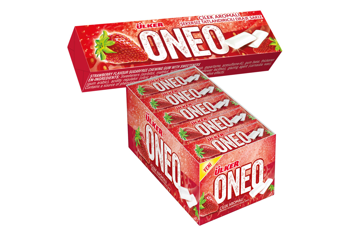 Professional Watermelon Flavored Coated Gum - 1 Case - 180 Packs x 14g Each