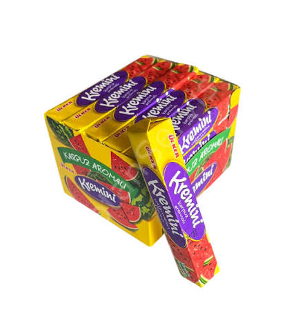 Gourmet Watermelon Soft Toffee Candy - 1 Case - 240 Packs x 44g Each