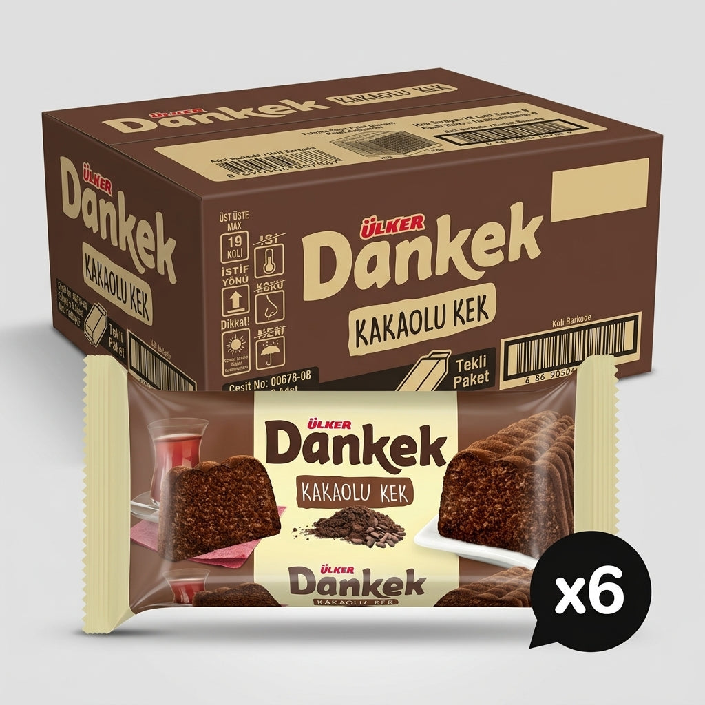 Dankek Chocolate Cake - 200g x 6 Pieces