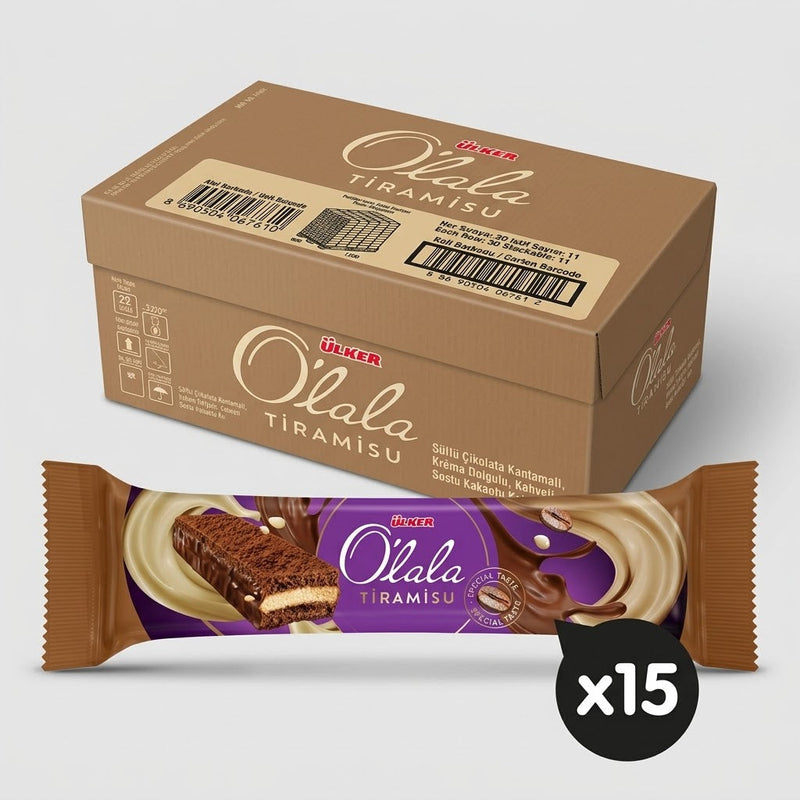O'lala Tiramisu Cake - 45g x 15 Pieces