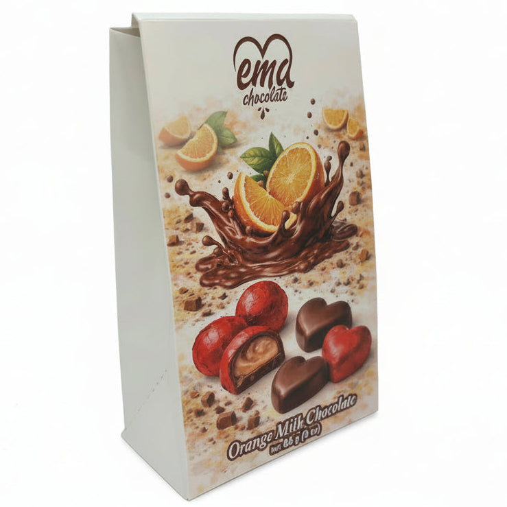 Premium Orange Cream-Filled Chocolate Bar - 16 Packs x 85g