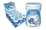 Professional Long-Lasting Mint Chewing Gum Dragees - 1 Case - 12 Packs x 60g Each