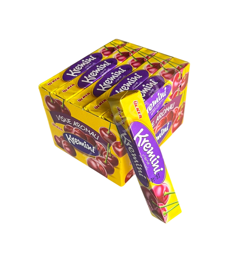 Sweet Cherry Hard Candy - 1 Case - 240 Packs x 44g Each