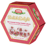 Premium Pomegranate Pistachio Turkish Delight - 16 Packs x 250g
