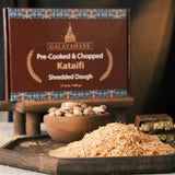 Premium Roasted Shredded Phyllo Dough Kadayif - 1 Box - 32 Packs x 500g