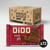 Dido Square Chocolate Wafer - 56g x 72 Pieces