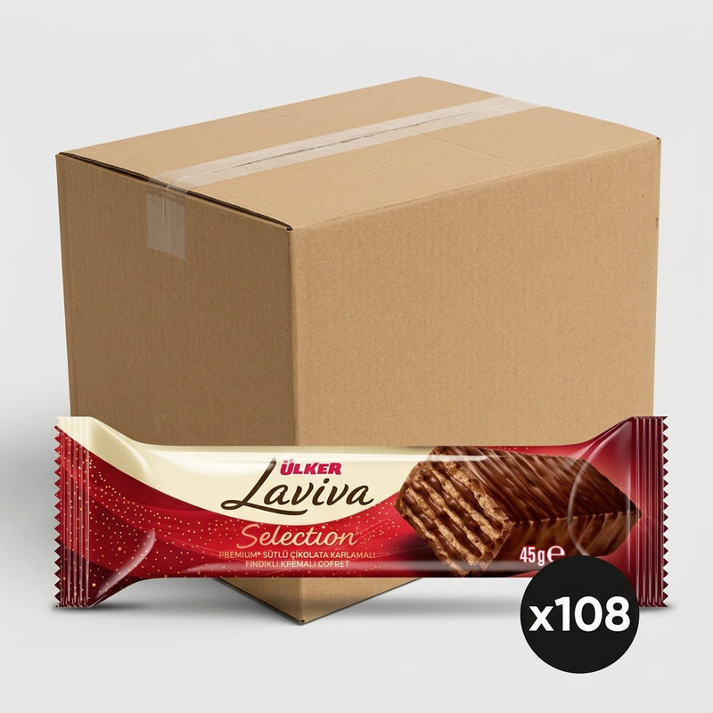 Laviva Selection Wafer Covered with Chocolate - 108 Pieces x 45g