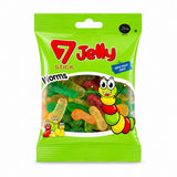 7 Jelly Stick Worms Gummy Candy – 80g (72-Bag Bulk Case) - Aladdin Business