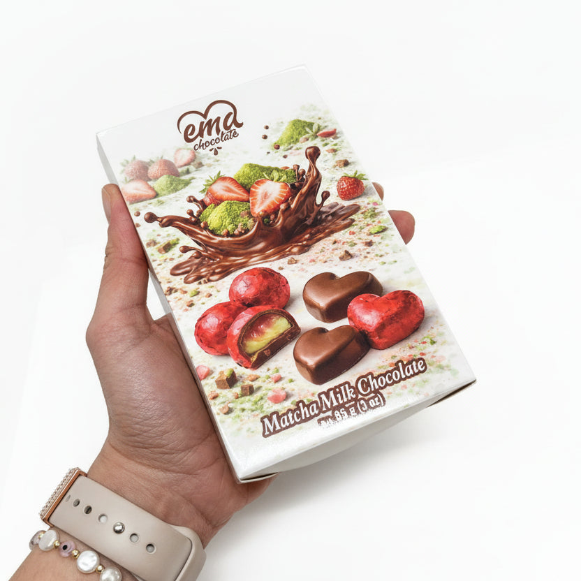 Gourmet Matcha Cream-Filled Chocolate Bar - 16 Packs x 85g