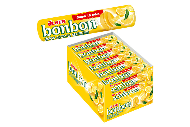 Premium Lemon Flavored Hard Candy - 1 Case - 216 Packs x 36g Each