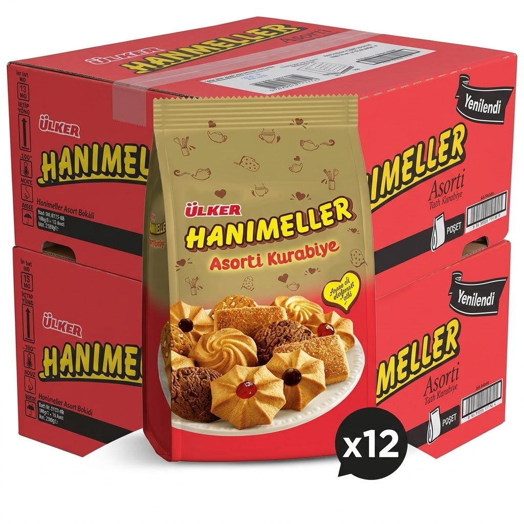 Hanimeller Assorted Cookies Bag - 150g x 12 Bags