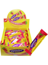 Premium Mini Strawberry Flavored Soft Candy - 1 Case - 600 Packs x 7g Each