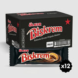 Biskrem Cookies with Chocolate Cream Filling - 100g x 18 Pieces