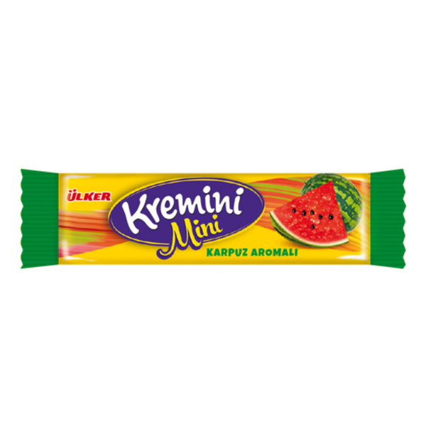 Mini Watermelon Flavored Candy - 1 Case - 600 Packs x 7g Each