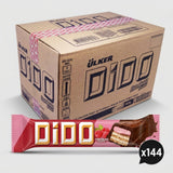 Dido Chocolate Covered Wafer Bar Filled with Raspberry Cream - 37g x 144 Pieces